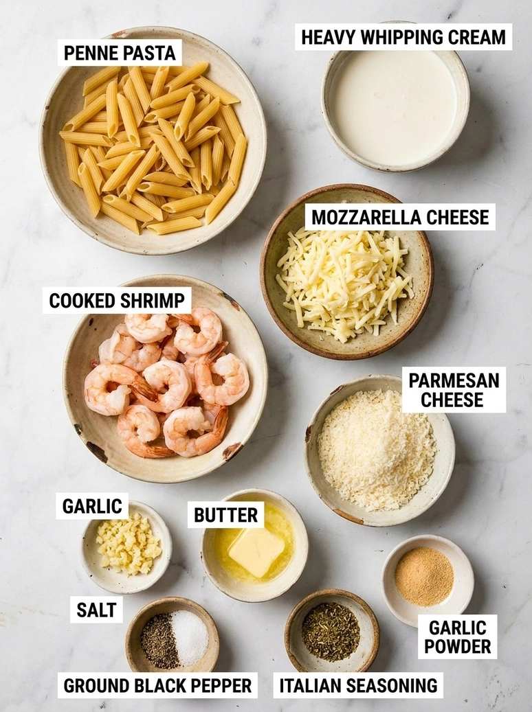Creamy Shrimp Alfredo Bake Recipe - 1